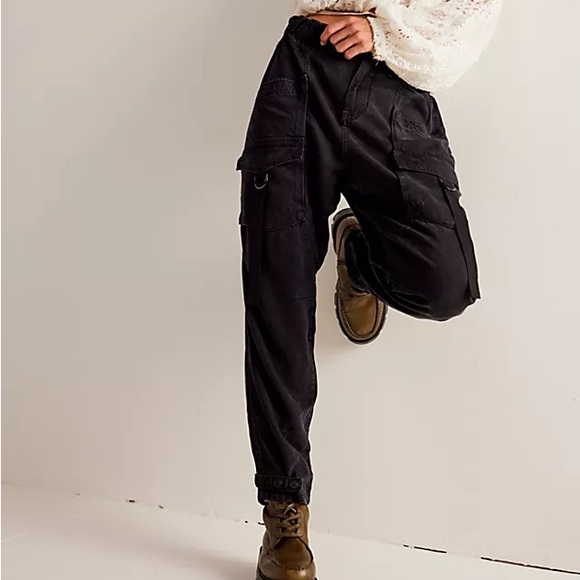 We The Free Pants - Free People Hazel Pull On Drop Waist Jeans We The Free Smock Waist Black Size L